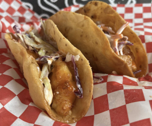 MN State Fair - buffalo cheese curd chicken taco